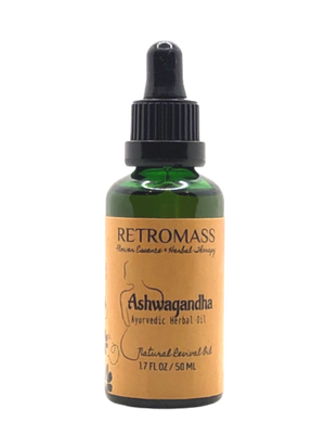 Ashwagandha Oil - Ayurvedic Herbal Remedy - Certified Organic by Retromass