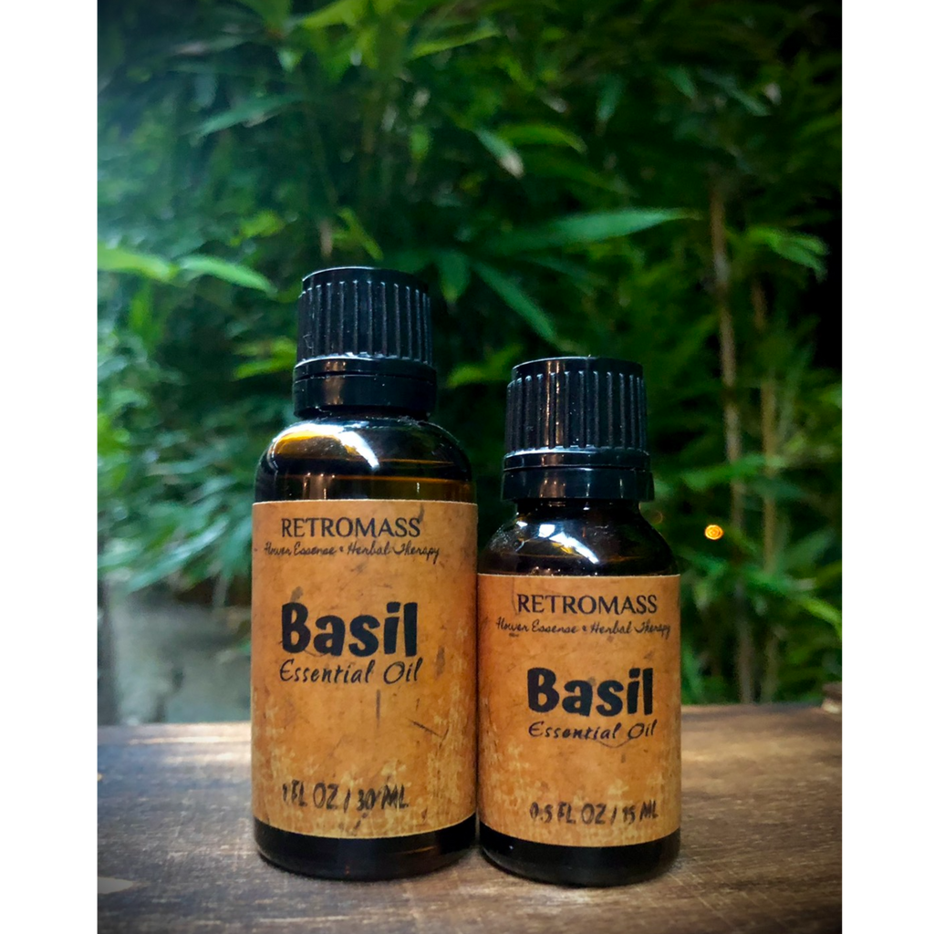 Basil Essential Oil Certified Organic by Retromass