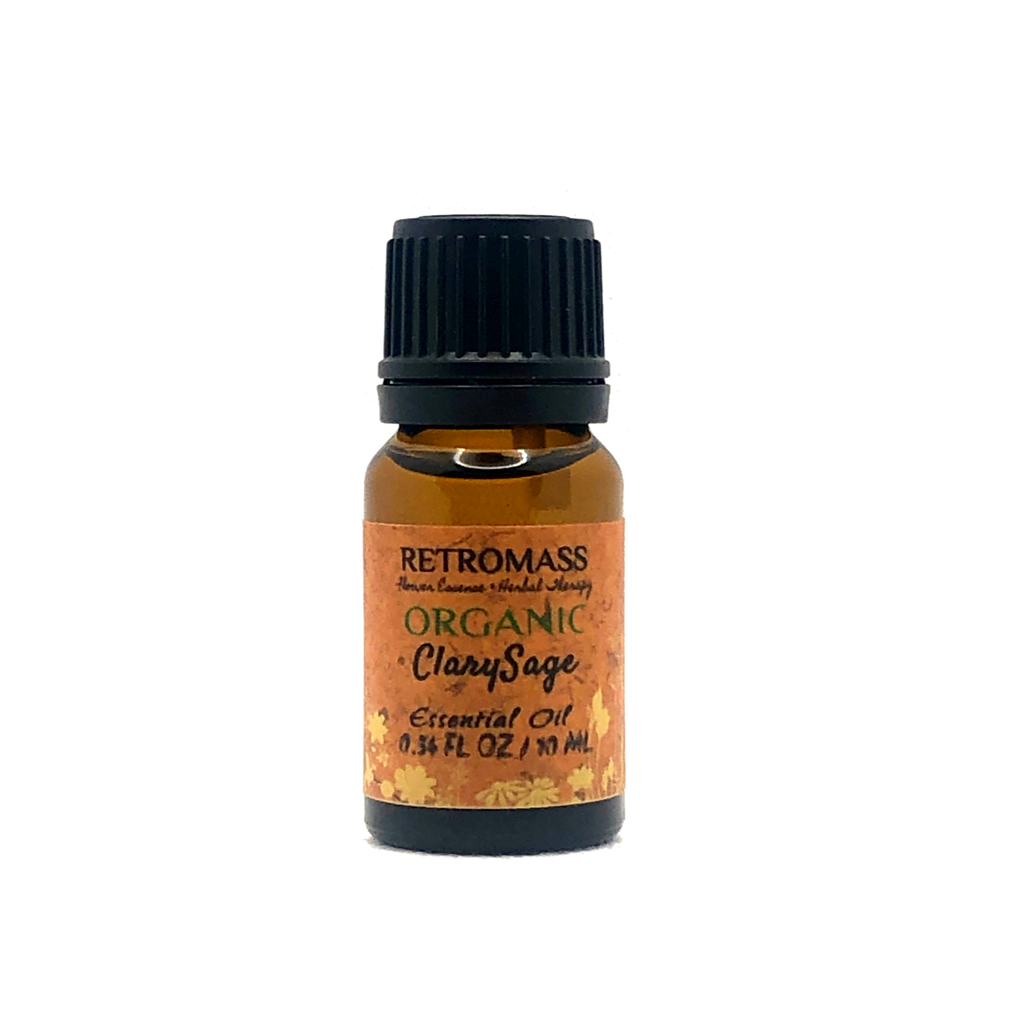 Clary Sage Essential Oil Certified Organic by Retromass