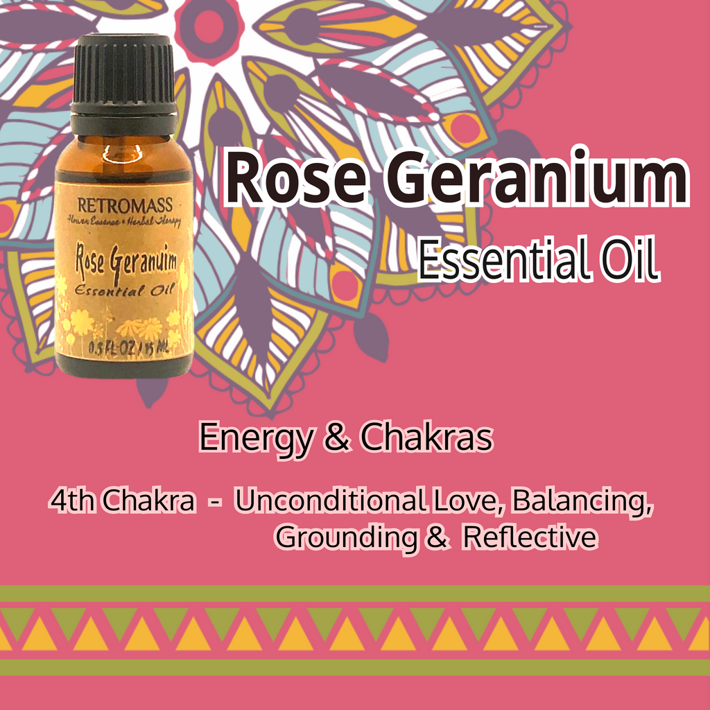 Aceite esencial de geranio rosa