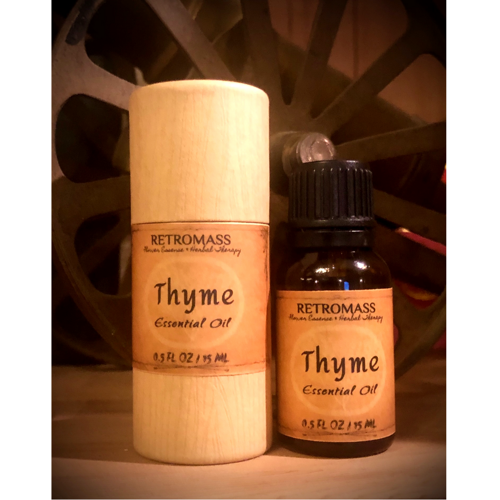Thyme Essential Oil - Certified Organic by Retromass.