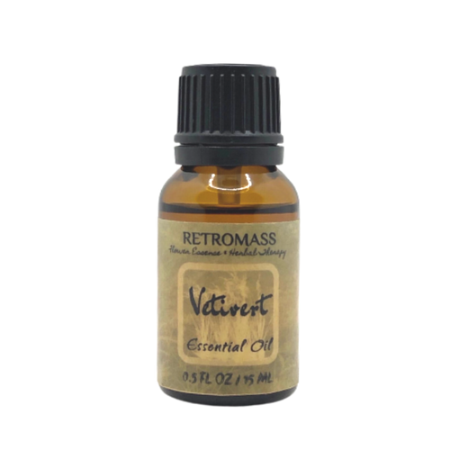 Vetiver Essential Oil Certified Organic by Retromass.