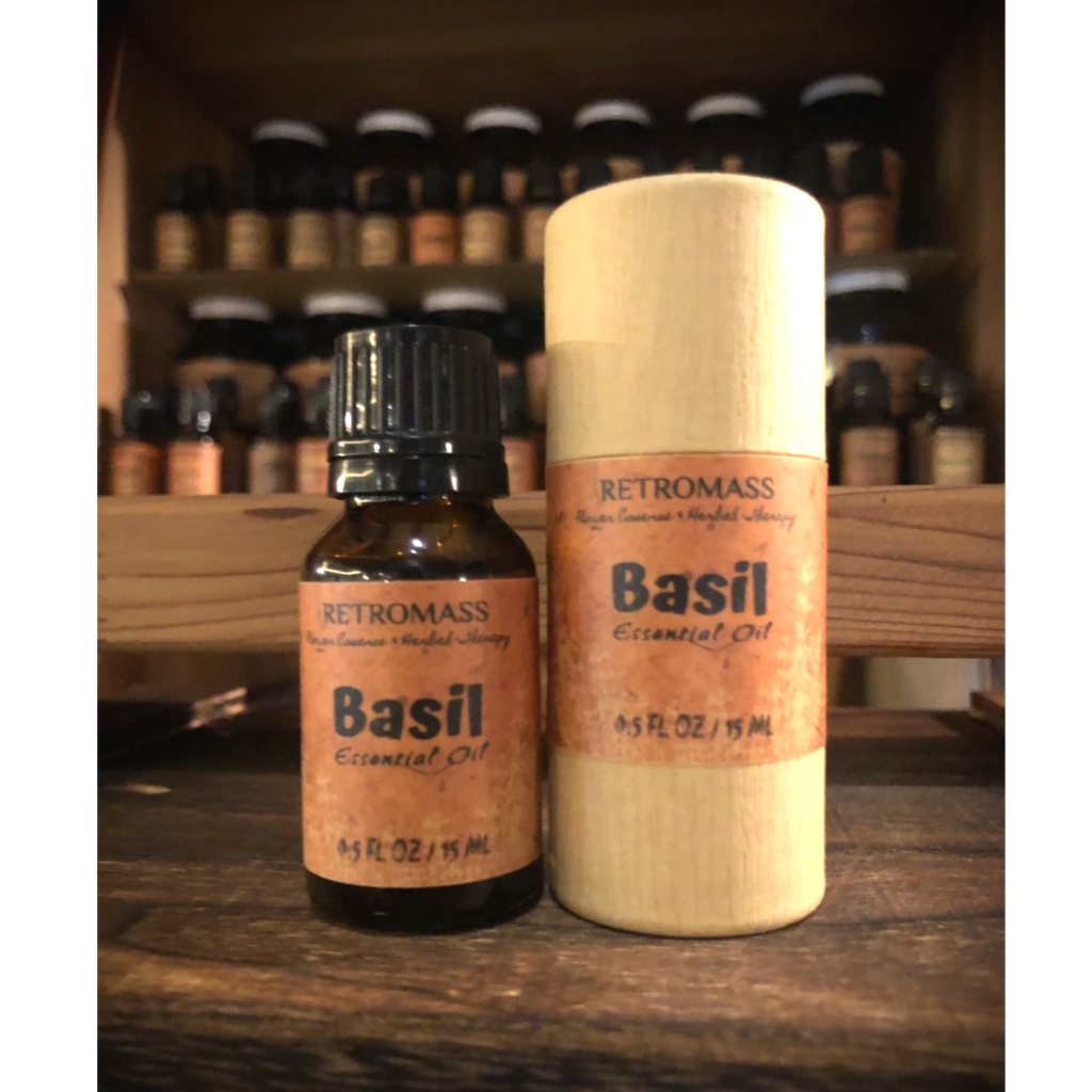 Basil Essential Oil Certified Organic by Retromass