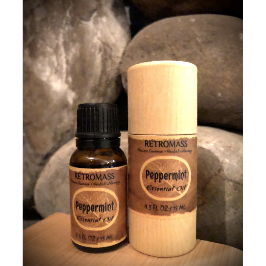 Peppermint Essential Oil Certified Organic by Retromass.